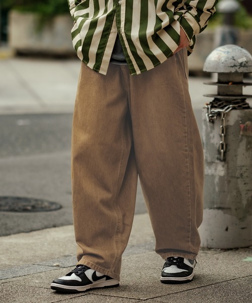 improves（インプローブス）の「カラーデニム ワイドパンツ（デニムパンツ・メンズ・ブラック/パープル/ブラウン/グリーン/ピンク/ブルー/グレー・MEDIUM/LARGE/SMALL）」の14枚目の写真