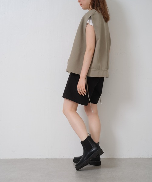 COLONY 2139(コロニートゥーワンスリーナイン)の「軽量サイドゴアショートブーツ(ブーツ・レディース・ブラック/アイボリー・SMALL/LARGE/MEDIUM)」の12枚目の写真