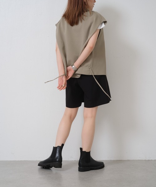 COLONY 2139(コロニートゥーワンスリーナイン)の「軽量サイドゴアショートブーツ(ブーツ・レディース・ブラック/アイボリー・SMALL/LARGE/MEDIUM)」の13枚目の写真