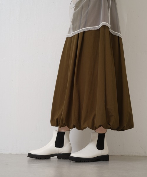 COLONY 2139(コロニートゥーワンスリーナイン)の「軽量サイドゴアショートブーツ(ブーツ・レディース・ブラック/アイボリー・SMALL/LARGE/MEDIUM)」の18枚目の写真