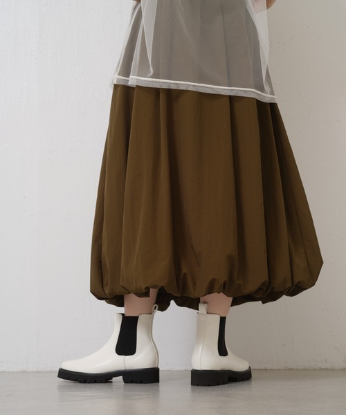 COLONY 2139(コロニートゥーワンスリーナイン)の「軽量サイドゴアショートブーツ(ブーツ・レディース・ブラック/アイボリー・SMALL/LARGE/MEDIUM)」の20枚目の写真