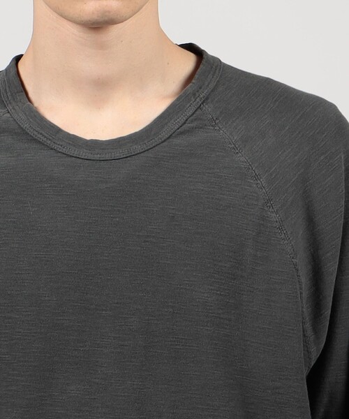 JAMES PERSE(ジェームスパース)の「スラブジャージ ロングスリーブプルオーバー MRJY3542(Tシャツ/カットソー・メンズ・ライトブルー/ボルドー/グレー系その他2・3/2/1/0)」の12枚目の写真