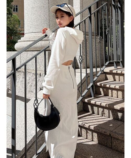 RESEXXY（リゼクシー）の「【newhattan】ベーシックキャップ（キャップ・レディース・アイボリー/ブラック・FREE）」の11枚目の写真