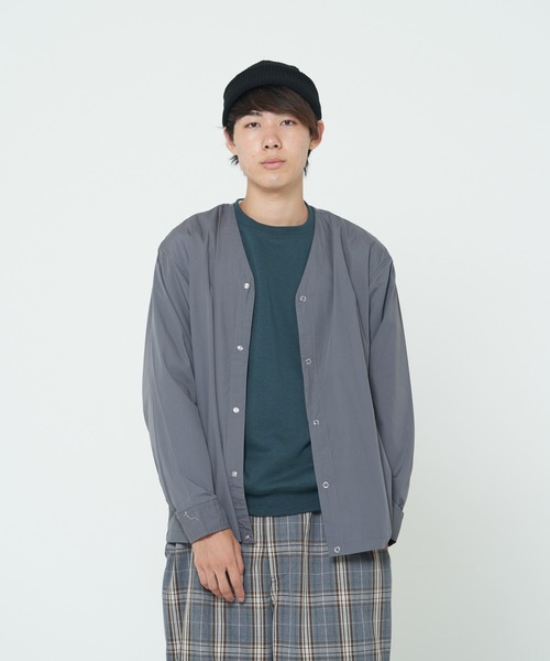 CORISCO(コリスコ)の「ブロードカーデシャツ(M1)(シャツ/ブラウス・メンズ・チャコールグレー/ホワイト/その他1/その他2/ベージュ/ブラック・X-LARGE/MEDIUM/LARGE)」の4枚目の写真