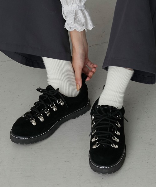 forksy.（フォルクシー）の「【forksy.】トラックソールトレッキングシューズ（スニーカー・レディース・キャメル/グレイッシュベージュ/ブラック・LL/S/L/M）」の14枚目の写真