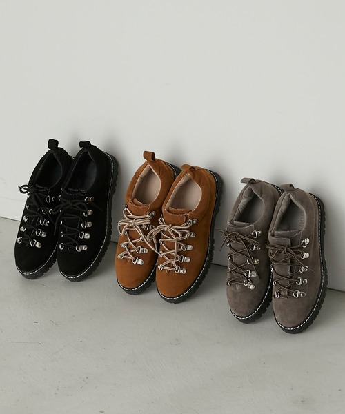 forksy.（フォルクシー）の「【forksy.】トラックソールトレッキングシューズ（スニーカー・レディース・キャメル/グレイッシュベージュ/ブラック・LL/S/L/M）」の18枚目の写真