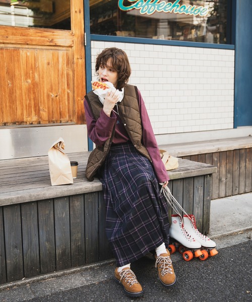 forksy.（フォルクシー）の「【forksy.】トラックソールトレッキングシューズ（スニーカー・レディース・キャメル/グレイッシュベージュ/ブラック・LL/S/L/M）」の8枚目の写真