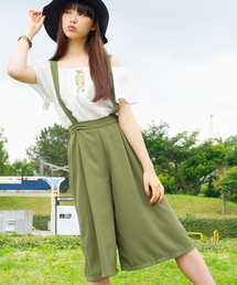 WEGO | WEGO/シフォンサス付きガウチョパンツ(スラックス)