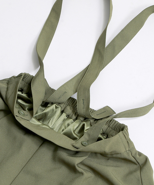 WEGO（ウィゴー）の「WEGO/シフォンサス付きガウチョパンツ（スラックス・レディース・ホワイト/ブラック/カーキ・FREE）」の8枚目の写真