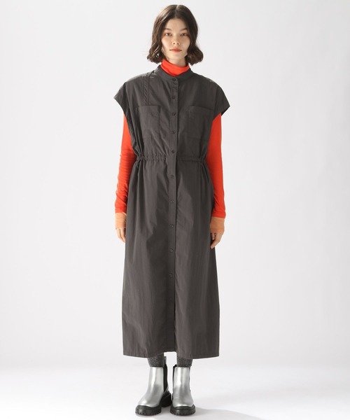 niko and...(ニコアンド)の「袖2WAYワークワンピース(ワンピース・レディース・ブルー/カーキ/チャコール・LARGE/MEDIUM)」の11枚目の写真