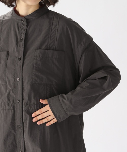 niko and...(ニコアンド)の「袖2WAYワークワンピース(ワンピース・レディース・ブルー/カーキ/チャコール・LARGE/MEDIUM)」の17枚目の写真