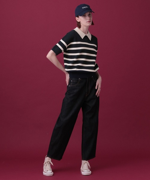 saloon(サルーン)の「SALOON(サルーン)/コクーンデニムパンツ(デニムパンツ・レディース・ライトブルー/ネイビー・S/M/XS)」の20枚目の写真