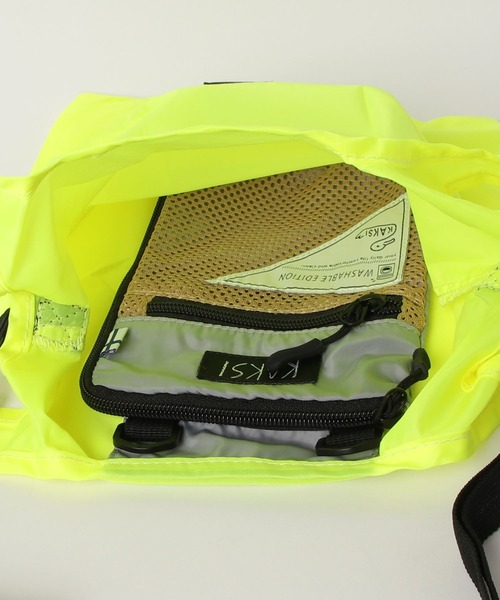 KAKSI(カクシ)の「KAKSI ウォッシャブルパッカブルサコッシュ(ショルダーバッグ・メンズ・カーキ系/グレー系/ピンク系/ブラック・FREE)」の22枚目の写真