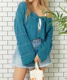 anap mimpi | フラワー×シェルクロシェニットカーディガン(カーディガン/ボレロ)