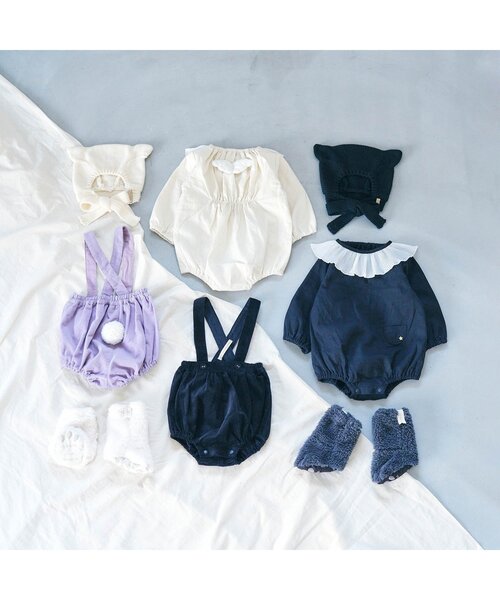 apres les cours（アプレレクール）の「もこもこファーブーティー（ベビーシューズ/ベビーソックス・キッズ・アイボリー/ブラック・12）」の5枚目の写真