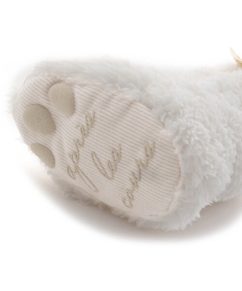 apres les cours（アプレレクール）の「もこもこファーブーティー（ベビーシューズ/ベビーソックス・キッズ・アイボリー/ブラック・12）」の8枚目の写真