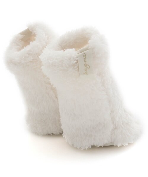 apres les cours（アプレレクール）の「もこもこファーブーティー（ベビーシューズ/ベビーソックス・キッズ・アイボリー/ブラック・12）」の11枚目の写真