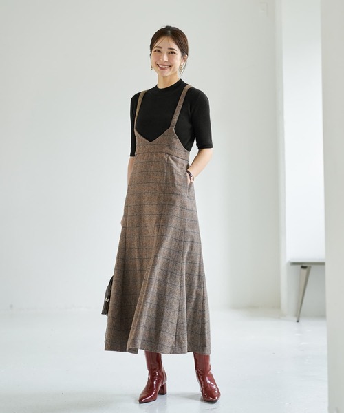 STYLE DELI(スタイルデリ)の「ソフトタッチ◆5分袖ハイネックトップス(ニット/セーター・レディース・ブラウン系その他/ブルー/ブラック/オフホワイト/ライトブラウン/レッド・FREE)」の19枚目の写真