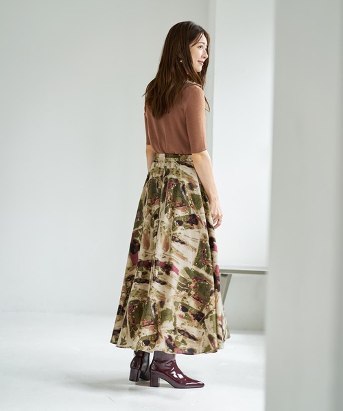 STYLE DELI(スタイルデリ)の「ソフトタッチ◆5分袖ハイネックトップス(ニット/セーター・レディース・ブラウン系その他/ブルー/ブラック/オフホワイト/ライトブラウン/レッド・FREE)」の10枚目の写真
