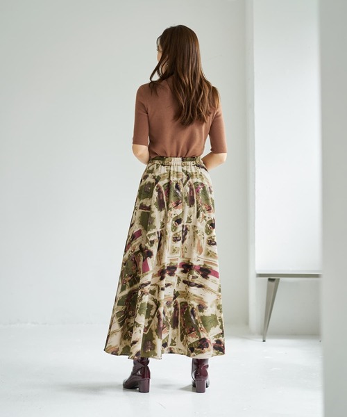 STYLE DELI(スタイルデリ)の「ソフトタッチ◆5分袖ハイネックトップス(ニット/セーター・レディース・ブラウン系その他/ブルー/ブラック/オフホワイト/ライトブラウン/レッド・FREE)」の11枚目の写真