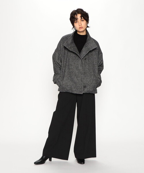 COMME CA ISM（コムサイズム）の「ベーシック　細リブ　ハイネックニット（ニット/セーター・レディース・ホワイト/ライトグレー/ブラック/ブルー・MEDIUM/LARGE）」の21枚目の写真