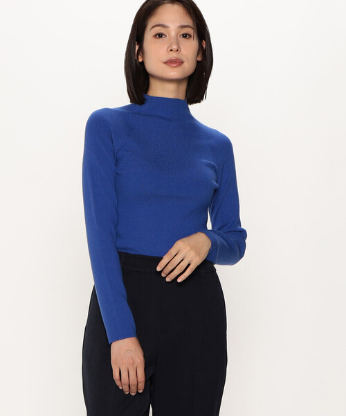 COMME CA ISM（コムサイズム）の「ベーシック　細リブ　ハイネックニット（ニット/セーター・レディース・ホワイト/ライトグレー/ブラック/ブルー・MEDIUM/LARGE）」の15枚目の写真