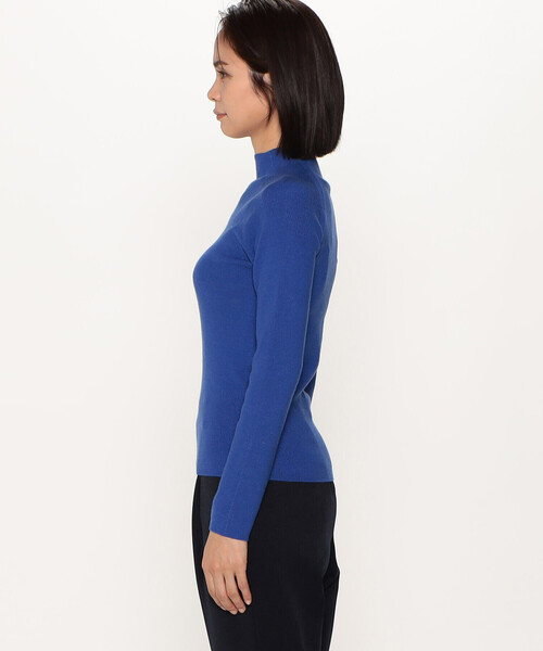 COMME CA ISM（コムサイズム）の「ベーシック　細リブ　ハイネックニット（ニット/セーター・レディース・ホワイト/ライトグレー/ブラック/ブルー・MEDIUM/LARGE）」の13枚目の写真