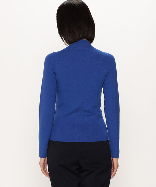 COMME CA ISM（コムサイズム）の「ベーシック　細リブ　ハイネックニット（ニット/セーター・レディース・ホワイト/ライトグレー/ブラック/ブルー・MEDIUM/LARGE）」の12枚目の写真