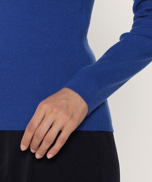 COMME CA ISM（コムサイズム）の「ベーシック　細リブ　ハイネックニット（ニット/セーター・レディース・ホワイト/ライトグレー/ブラック/ブルー・MEDIUM/LARGE）」の10枚目の写真