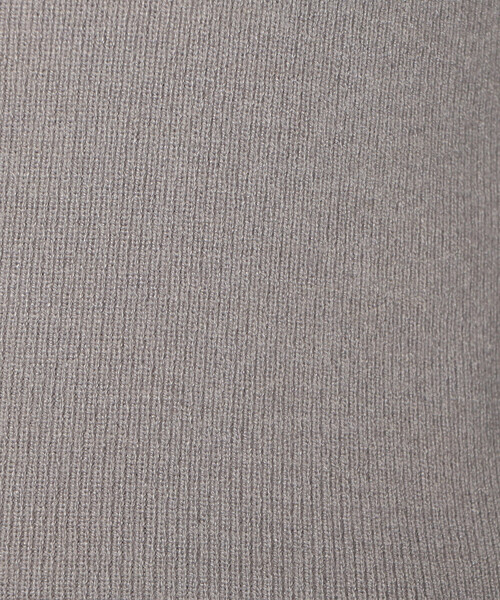 COMME CA ISM（コムサイズム）の「ベーシック　細リブ　ハイネックニット（ニット/セーター・レディース・ホワイト/ライトグレー/ブラック/ブルー・MEDIUM/LARGE）」の6枚目の写真