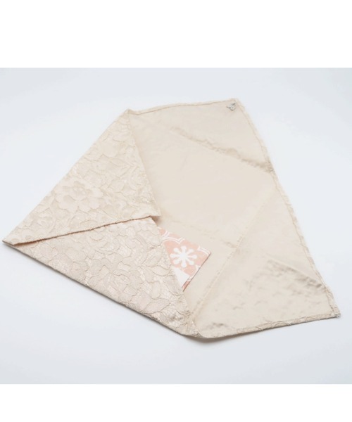 Cupid Heart(キューピッドハート)の「【Cupid Heart】結婚式用!レースハンカチーフ袱紗(フクサ)(エコバッグ/サブバッグ・レディース・ベージュ/ブルーグレー/ブラック・MEDIUM)」の6枚目の写真