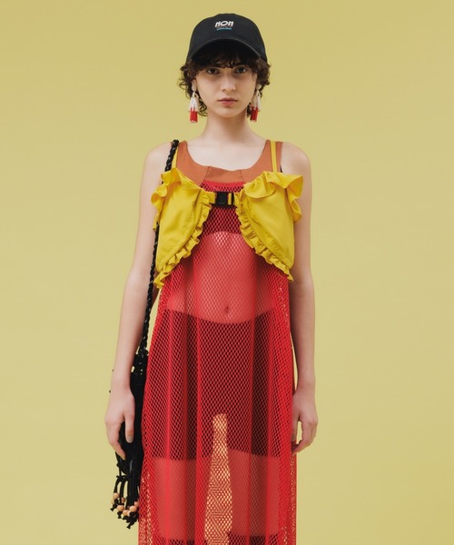 【新品】NON TOKYO ノントーキョー　ネットフリルアームスリーブ 新品】NON TOKYO ノントーキョー ネットフリルアームスリーブ