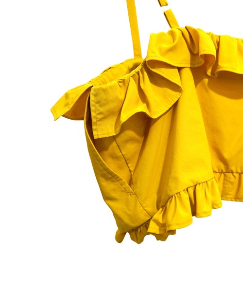 NON TOKYO（ノントーキョー）の「NON TOKYO/ノントーキョー/フリルキャミソールビスチェ（キャミソール・レディース・ブラック/イエロー・FREE）」の9枚目の写真