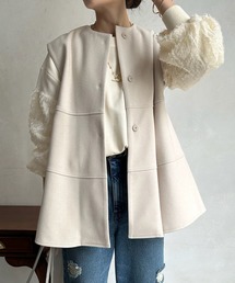 DouDou | 【WEB限定】  ペプラムベスト(ベスト)