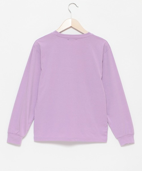 by LOVEiT(バイラビット)の「ミニハイネックドーナツプルオーバー(スウェット・キッズ・オフホワイト/ブラック/ラベンダー・120cm/140cm/160cm/130cm/150cm)」の4枚目の写真