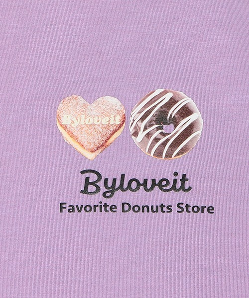 by LOVEiT(バイラビット)の「ミニハイネックドーナツプルオーバー(スウェット・キッズ・オフホワイト/ブラック/ラベンダー・120cm/140cm/160cm/130cm/150cm)」の6枚目の写真