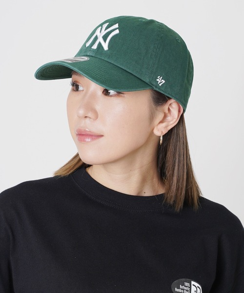 '47（フォーティーセブン）の「47 Yankees 47 CLEAN UP RGW17GWS（キャップ・メンズ・ブラック/グリーン/バーガンディー/ホワイト/ネイビー/チャコール/グレー・ONE SIZE）」の21枚目の写真