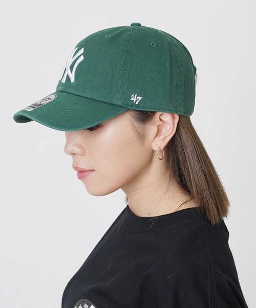 '47（フォーティーセブン）の「47 Yankees 47 CLEAN UP RGW17GWS（キャップ・メンズ・ブラック/グリーン/バーガンディー/ホワイト/ネイビー/チャコール/グレー・ONE SIZE）」の18枚目の写真
