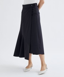 【THE TOKYO/ザトウキョウ】WASHABLE HIGH FANCTION JERSEY WRAP SKIRT/ウォッシャブルハイファンクションジャージーラップスカート