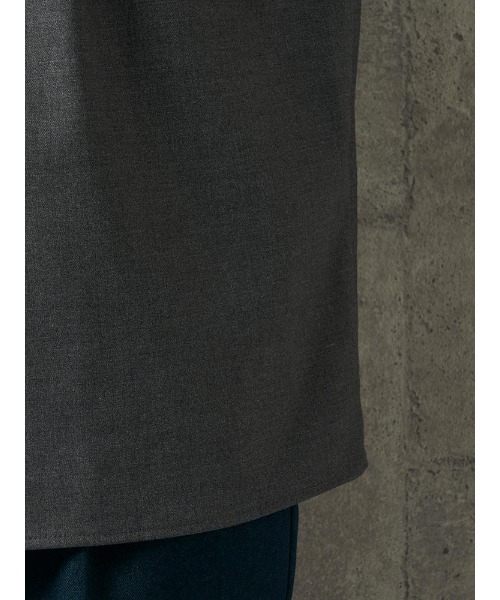 Perfect Suit FActory（パーフェクトスーツファクトリー）の「パール釦　ハイネックブラウス【お仕事OK】オフホワイト/グレー/ベージュ（シャツ/ブラウス・レディース・グレー/オフホワイト/ベージュ・M/L/S）」の20枚目の写真