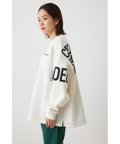 RODEO CROWNS WIDE BOWL（ロデオクラウンズワイドボウル）の「Logo Bigスウェットトップス（スウェット・レディース・杢グレー/オフホワイト/イエロー系その他/ブラック・FREE）」の14枚目の写真