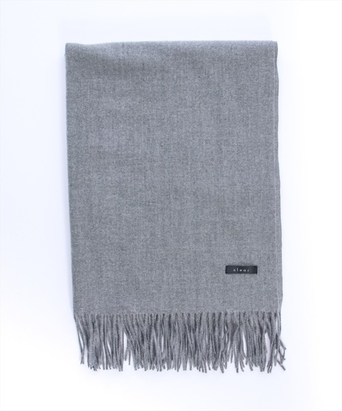 clear（クリア）の「無地ストール（ストール/ショール・レディース・グレー/オレンジ/アイボリー/グリーン/ブラック/ピンク・F）」の12枚目の写真