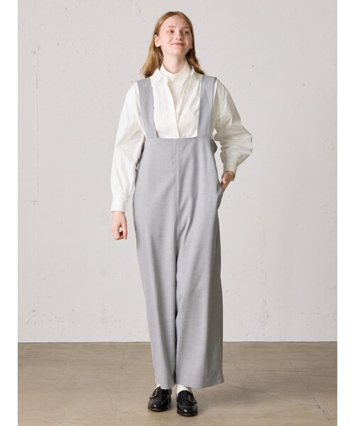 MidiUmi（ミディウミ）の「MidiUmi オールインワン（つなぎ/オールインワン・レディース・チャコールグレー/ブラック/グレー・FREE）」の3枚目の写真