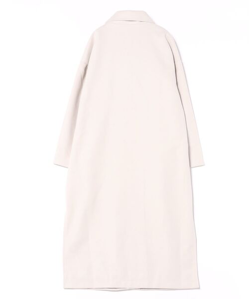 SPINNS（スピンズ）の「バックスリット ロング丈チェスターコート（チェスターコート・レディース・ブルー/ブラック/アイボリー/グレイッシュベージュ・ONESIZE）」の11枚目の写真