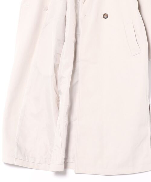 SPINNS（スピンズ）の「バックスリット ロング丈チェスターコート（チェスターコート・レディース・ブルー/ブラック/アイボリー/グレイッシュベージュ・ONESIZE）」の12枚目の写真