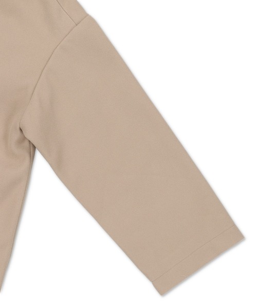 SPINNS（スピンズ）の「バックスリット ロング丈チェスターコート（チェスターコート・レディース・ブルー/ブラック/アイボリー/グレイッシュベージュ・ONESIZE）」の8枚目の写真