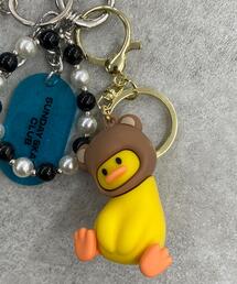 WEGO/アニマルキャップあひるキーホルダー