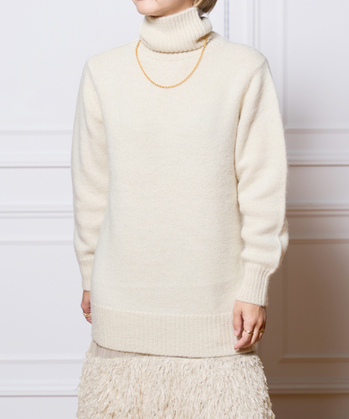 【新品未使用】IENALABOUCLE AntaアルパカC/Nプルオーバー IENA LA BOUCLE（イエナラブークル）の「IENA LA BOUCLE Anta