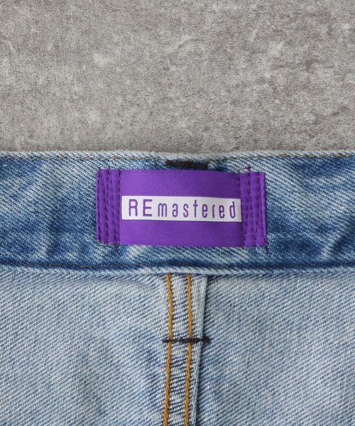 REmastered（リマスタード）の「【REmastered】ドッキングサイドラインジャージ/ルーズフィットストレートデニムパンツ（デニムパンツ・メンズ・グレー/ブルー・MEDIUM/LARGE）」の16枚目の写真