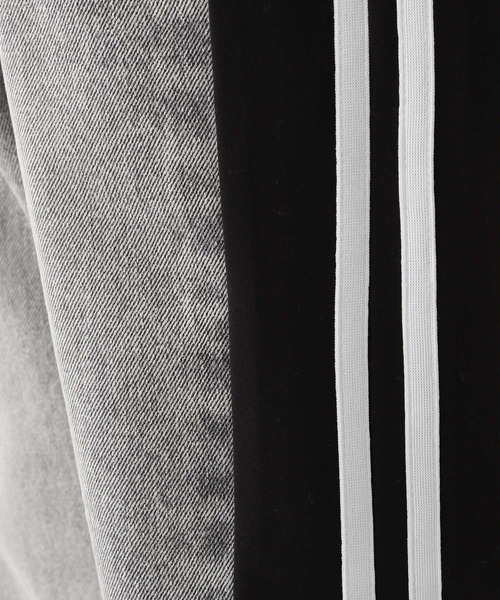 REmastered（リマスタード）の「【REmastered】ドッキングサイドラインジャージ/ルーズフィットストレートデニムパンツ（デニムパンツ・メンズ・グレー/ブルー・MEDIUM/LARGE）」の17枚目の写真